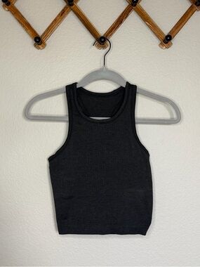 Lululemon Women's Ebb To Street Racerback Crop Tank Top In Black